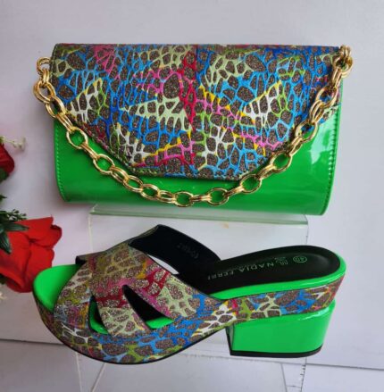 Plain & Pattern Slippers and Bag